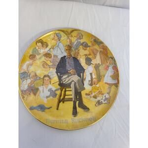norman rockwell Collectors large plate